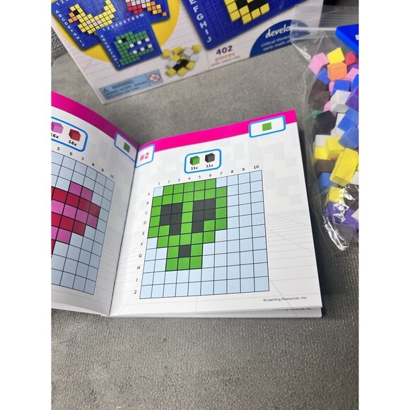 Learning Resources STEM Explorers Pixel Art Challenge Homeschool Kids Toy - Picture 6 of 8